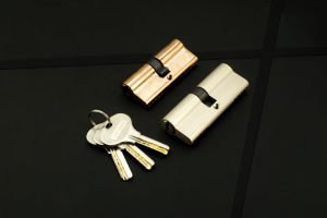 Brass pin cylinder (both side key)